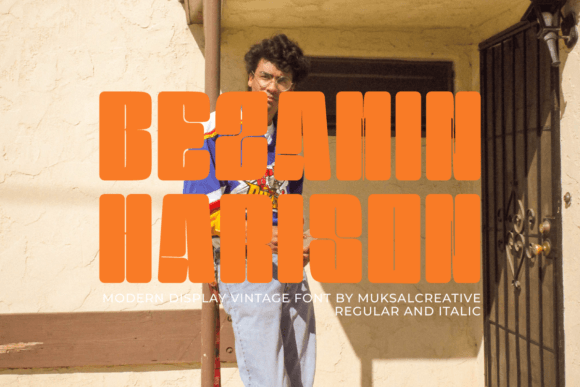 Bezamin Harison: A Modern Vintage Display Font That Just Works
