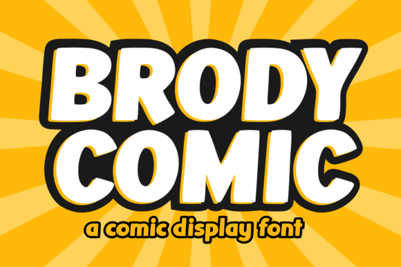 Brody Comic: A Display Font That Feels Like a Warm Conversation
