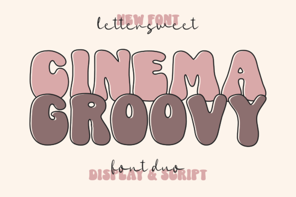 Cinema Groovy: A Retro Display Font That Elevates Your Brand