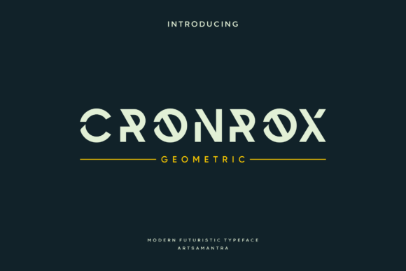 Cronrox: A Display Font That Speaks With Quiet Confidence