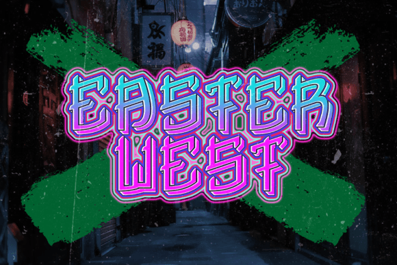 Easter West: A Bold Display Font for Handmade Creators