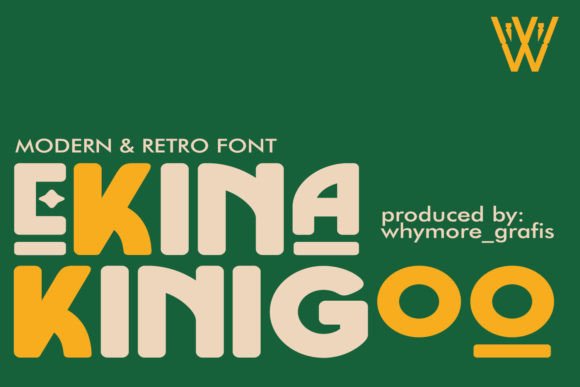 Ekina Kinigoo: A Display Font That Makes Your Brand Feel Intentional