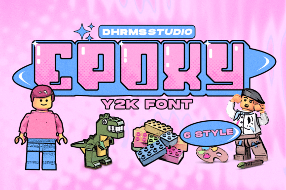 Epoxy: A Y2K-Inspired Display Font for Scroll-Stopping Campaigns