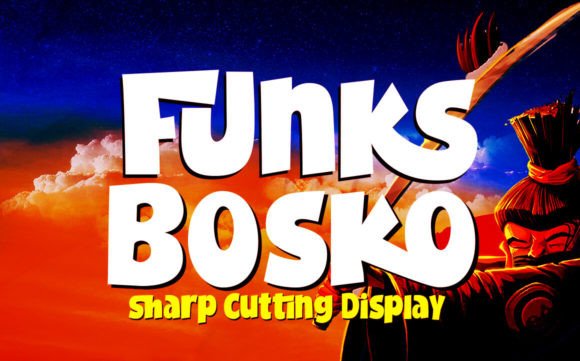 Funks Bosko: A Bold Display Font for Digital Brand Impact