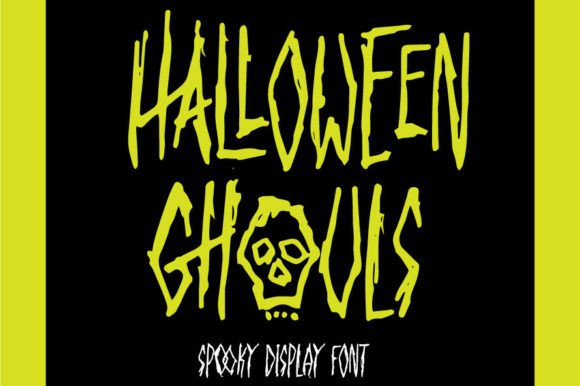 Halloween Ghouls: A Spooky-Perfect Display Font for Makers