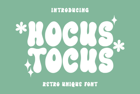 Hocus Tocus: A Playful Display Font for Editorial Charm