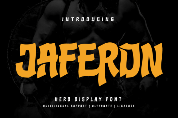 Jaferon: A Display Font That Commands Attention