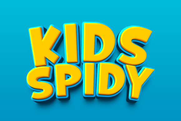 Kids Spidy: A Playful, Confident Display Font for Editorial Charm