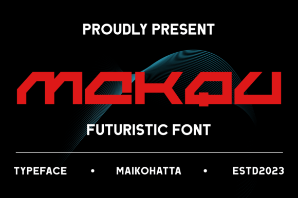 Makqu: A Futuristic Display Font That Cuts Through the Feed