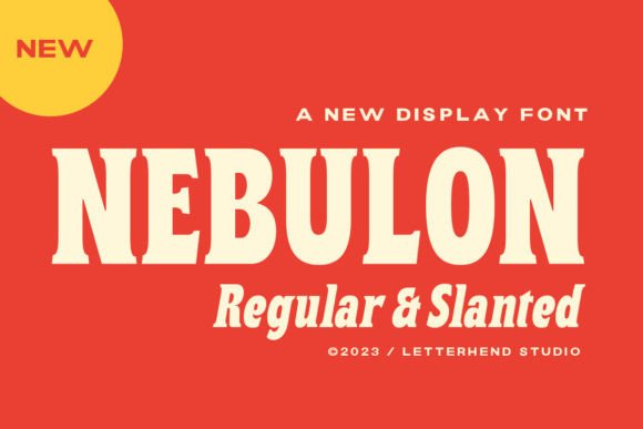 Nebulon: A Display Font That Feels Like a Design Conversation