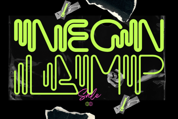 Neon Lamp Font: Scroll-Stopping Display Type for Digital Campaigns