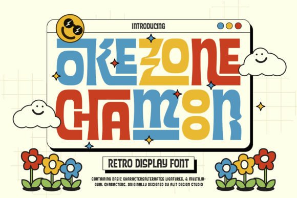 Okezone Chamoon: A Groovy Display Font for Handmade Charm