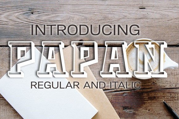Papan: A Bold Display Font That Commands Attention