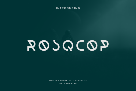 Rosqcop: A Luxe Display Font for Handmade Labels & Printables