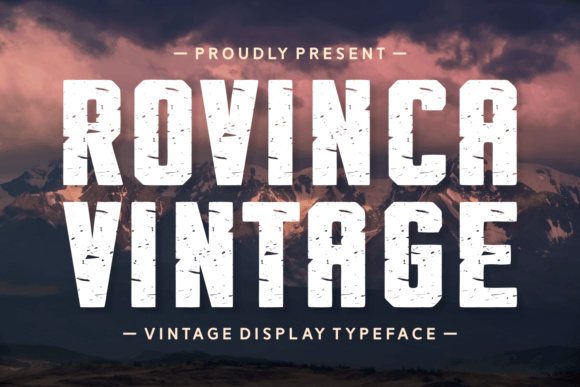 Rovinca Vintage: A Display Font That Adds Character Without Compromising Clarity