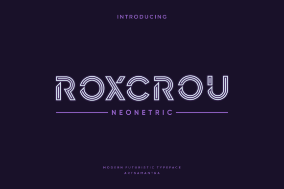 Roxcrou: A Display Font That Glows With Intention