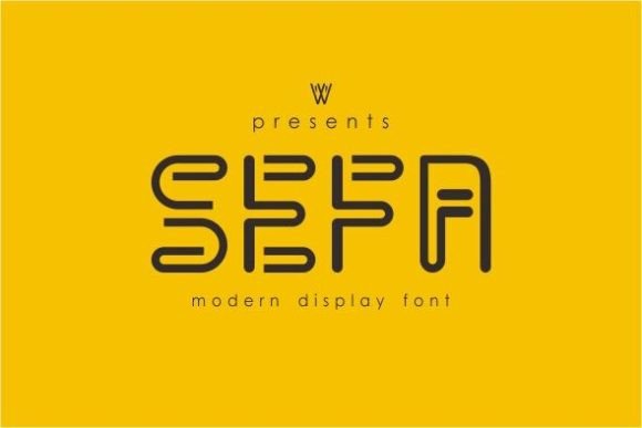Sefa: A Display Typeface That Breathes Quiet Confidence