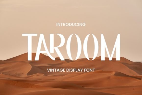 Taroom: A Vintage Display Font with Quiet Editorial Confidence