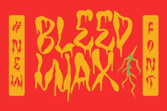Tf Bleedwax: A Horror Display Font That Lands Hard in Seasonal Campaigns