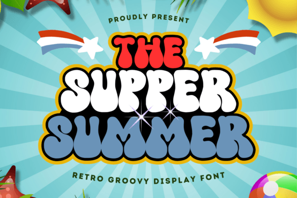 The Supper Summer: A Retro Display Font That Feels Like Sunshine on Paper