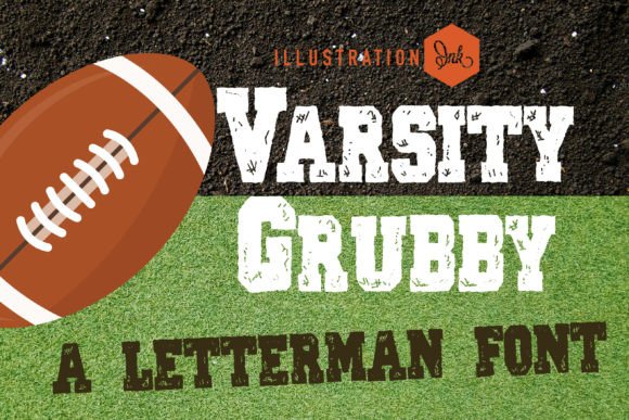 Varsity Grubby: A Gritty Display Typeface for Editorial Impact